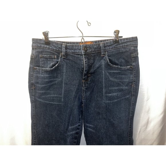 Lee One True Fit Jeans Women 11 32 X 28 Straight Leg Stretch Blue Denim - Picture 3 of 11